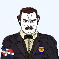 1844 27th_february blue_eyes clothes dominican dominican_republic february_27 flag:dominican_republic independence juan_pablo_duarte mustache subvariant:muscular_chud total_nigger_death variant:chudjak white_skin // 1080x1080 // 82.0KB