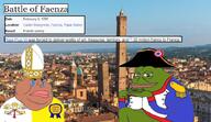 bicorne catholic clothes crying flag:vatican_city frog groyper hat irl_background napoleon pepe pope smirk smug text variant:meximutt wikipedia // 608x352 // 302.3KB