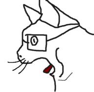animal cat cat_ear ear glasses open_mouth soyjak template variant:unknown // 623x612 // 5.0KB