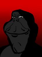 closed_mouth evil grey_skin madness_combat ominous red_background shadow smile soyjak stubble subvariant:henry variant:gapejak // 700x933 // 36.1KB