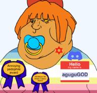 agugu attention_whore award awards bow discord europe flag:netherlands meta:op_took_a_selfie_of_xerself mymy netherlands ongezellig orange_hair orange_skin pedophile qa_(soyjak_party) satan satanism studio_massa variant:meximutt walkable_cities // 888x849 // 164.5KB