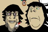 andrew_graves are_you_soying_what_im_soying ashley_graves biting_lip blood evil evil_intentions female glasses hair horror imminent_incest imminent_rape knife manlybadasshero ominous open_mouth scared scarf soyjak stubble subvariant:hornyson the_coffin_of_andy_and_leyley twink variant:a24_slowburn_soyjak variant:cobson variant:gapejak variant:markiplier_soyjak video_game // 1200x800 // 162.9KB