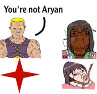 ack azumanga_daioh hokuto_no_ken nanto_won souther total_azunigger_death trend:aryan trend:slopjak variant:bernd variant:chudjak // 1080x1053 // 359.2KB