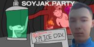 baby banner closed_mouth deformed distorted food fruit glasses kolyma kuz lab naked no_glasses open_mouth sign soyjak_party splice stubble subvariant:nathaniel text variant:gapejak variant:impish_soyak_ears variant:soyak vat // 299x150 // 45.6KB