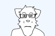 closed_mouth ear fixed fur furry glasses hair neutral soyjak subvariant:furplier subvariant:neutralplier template transparent_background variant:markiplier_soyjak // 1200x800 // 15.8KB