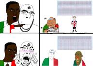 albert_(user) angry black_skin blood bloodshot_eyes chad clenched_teeth closed_mouth countrywar cracked_teeth curly_hair ear flag:france flag:germany flag:italy flag:portugal flag:spain flag:transgender_pride_flag flag:united_kingdom france germany glasses heart italy meme multiple_soyjaks mustache nosebleed op_is_a_mindbroken_pajeet_retard_who_is_obsessed_with_itaryans open_mouth pen phone portugal queen_of_spades question_mark red_eyes seething skibidi_toilet south_italian soyjak spain stubble subvariant:feralrage subvariant:nucob text tranny united_kingdom variant:alicia variant:bernd variant:chudjak variant:cobson variant:feraljak vein yellow_eyes yellow_hair yellow_teeth // 1189x854 // 636.4KB