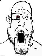 abomination bald chimera deformed glasses merge retard soyjak splice stubble subvariant:neutralplier variant:a24_slowburn_soyjak variant:markiplier_soyjak // 500x656 // 69.8KB