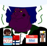 africa black_skin blue_hair brchan brown_skin bury_pink_gril communism eyes finland flag:finland flag:soviet_union flag:transgender_pride_flag happy hello_my_name_is hello_my_name_is_(sticker) mirth_(user) mist mlp_pedo muscular_male my_little_pony no_ears nose pony purple_skin reddit soviet_union spade stinky subvariant:mexiaryan tranny trans tuxedo white_background yellow_sclera // 886x872 // 96.9KB