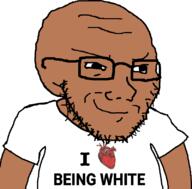 brown_skin clothes glasses heart i_heart i_love merge smug stubble subvariant:science_lover variant:markiplier_soyjak variant:soyak white white_skin white_supremacist // 800x789 // 39.9KB