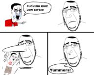 2soyjaks big_nose chud jewish_nose judaism nazism variant:chudjak variant:cobson vore // 980x785 // 219.5KB