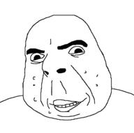 eyebrows fat smile subvariant:cobtard variant:cobson // 721x716 // 6.5KB