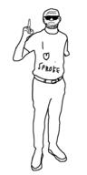 clothes glasses i_love nick_fuentes pointing_up sproke variant:unknown // 476x954 // 78.9KB