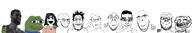 amphibian bald extended friendship frog hair hand happy nas:gigachad nas:pepe nas:trollface no_more_brother_wars pepe_the_frog smile soyjak template trollface variant:a24_slowburn_soyjak variant:bernd variant:chudjak variant:cobson variant:feraljak variant:markiplier_soyjak variant:soyak variant:soytan // 8285x1433 // 1.2MB