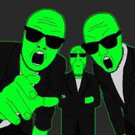 3soyjaks clothes glowie glowing green_skin suit variant:markiplier_soyjak variant:unknown // 1080x1080 // 77.7KB