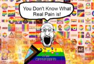 adidas amazon apple_(company) black_lives_matter burger_king cartoon_network che_guevara communism democrat discord electronic_arts faggot feminism fire fist gay glasses google hammer_and_sickle intel lgbt logo mastercard mastodon mother_jones netflix open_mouth paypal pride_flag pride_month progress_pride_flag raised_fist_(symbol) reddit snickers soyjak speech_bubble spotify starbucks stubble text transgender_flag tumblr twitter variant:markiplier_soyjak vice world_health_organization // 1024x700 // 1.1MB