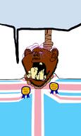 award black_skin britaryan britmutt reaction speech_bubble teeth teeth_showing tranny trans trend:slopjak variant:impish_soyak_ears // 598x1000 // 114.9KB