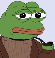 amphibian big_lips clothes confused eyebrow_raise eyes fingers frog green_skin hand holding_object jacket looking_at_you nas:pepe no_nose pepe_the_frog pipe red_lips smoking subnas:raucher sweater // 1118x1184 // 31.4KB