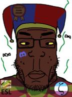 acne avocado award black_skin bug circus_2_(namefag) clown dark_skin discord esl flag:north_macedonia flag:zoophilia_pride_flag flies fly garlic glasses jester_hat nigger north_macedonia pomni sandwich series:esl_pedo_league shill shilled_it_again_award smell squint_eyes stink_lines stubble subvariant:chudplier sweat_stain tadc the_amazing_digital_circus tost variant:markiplier_soyjak yellow_sclera zoophile // 600x800 // 106.1KB
