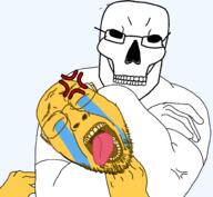 cunny cunnytranny lolicon skeleton skull skullaryan soyjak tranny variant:bernd variant:chudjak variant:cobson // 1996x1844 // 237.2KB