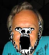 irl mu_(4chan) no_eyebrows open_mouth piero_scaruffi scaruffi soyjak stubble variant:a24_slowburn_soyjak white_skin // 209x235 // 70.1KB