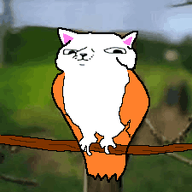 animal branch cat cat_ear cute irl_background meowl meta:barely_a_soyjak no_glasses subvariant:gapecat subvariant:wholesome_soyjak tail variant:gapejak white_skin // 225x225 // 9.5KB