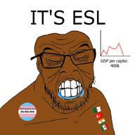 algeria badge bald brainlet brown_skin clenched_teeth closed_eyes closed_mouth country drool esl flag:algeria flag:india flag:mexico flag:turkiye india its_over mexico nose pronouns soyjak stubble text trend:slopjak turkiye variant:feraljak wrinkles // 1024x1024 // 235.4KB