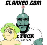 artificial_intelligence black_eyes black_sclera blacked blacked_com blond blue_skin buff chatgpt clanker closed_mouth clothes female frown glasses green_skin hat looking_at_you punisher_face red_eyes red_pupils robot smile soyjak stubble subvariant:gapejak_female subvariant:muscular_science_lover subvariant:science_lover text variant:gapejak variant:markiplier_soyjak white_skin // 751x720 // 119.5KB