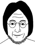 glasses grin hair impish stubble variant:lennonjak // 720x955 // 108.9KB