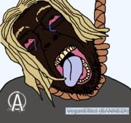 VEGAN_EFILIST_IS_A_JARTYCUCK_PEDONIGGER ack analytic antinatalism atheism ban banned_user blond bloodshot_eyes brown_skin crying doomer efilism glasses inmendham nigger philosophy red_eyes rope sentientism shitskin suicide tear vegan veganefilist_(user) // 768x719 // 171.2KB