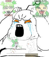 4chan 4chan_moment 4soyjaks amerimutt angry anime antenna arm bloodshot_eyes chad clothes crying fat full_body glasses go_back green_hair hair hand leg nordic_chad open_mouth orange_eyes orange_sclera reddit reddit_moment snoo soyjak stubble text tshirt variant:snoojak variant:soyak yotsoyba // 686x798 // 120.0KB