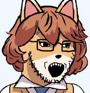 anthro bully_fox furfag furry glasses hair soyboy stubble variant:soyak // 788x812 // 58.6KB