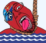 ack dead flag flag:magadan_oblast glasses hanging magadan_oblast noose oblast open_mouth rope russia soyjak stubble suicide tongue transparent_background variant:bernd // 768x719 // 97.3KB
