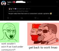 authleft communism lazy left_wing leftist libleft nordic_chad political_compass tankies tranny twitter variant:excited_soyjak // 732x634 // 160.9KB
