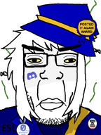 award awardsan badge discord discord_logo_facial_mark esl flag:minor_attracted_person flag_pin flies map_(pedophile) neutralplier_award pedophile posted_it_again_award series:esl_pedo_league stink_lines stinky subvariant:chudplier sweating text trend:slopjak variant:chudjak variant:markiplier_soyjak white_background yellow_sclera // 600x800 // 33.5KB