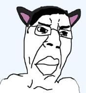 cat_ear catboy chud closed_mouth ear lips subvariant:suspicious_chudjak ugly variant:chudjak // 814x888 // 83.3KB