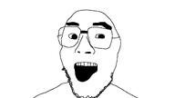 bald beard bruno_mars eyebrows eyes glasses open_mouth soyjak stubble teeth variant:brunojak variant:unknown white_background white_skin // 1280x720 // 7.0KB bald beard bruno_mars eyebrows eyes glasses open_mouth soyjak stubble teeth variant:brunojak variant:unknown white_background white_skin // 1280x720 // 7.0KB