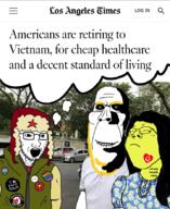 antifa aryan asian badge bald biting_lip bleached blue_eyes clothes communism flag:lgbt_pride_flag flag:transgender_pride_flag glasses hat jacket los_angeles_times newspaper owo queen_of_hearts slant_eyes stubble subvariant:gapejak_female subvariant:hornyson text transgender_flag variant:cobson variant:gapejak variant:soyak vietnam yellow_skin yellow_stubble // 720x882 // 709.6KB