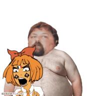 animated bow fat irl italian_flag mymy nails ongezellig open_mouth orange_hair orange_skin poyunpoyun sex spade tony_gaga tonytalk variant:cobson // 363x400 // 797.1KB
