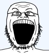 glasses soyjak stubble template transparent_background variant:strasser // 378x420 // 8.0KB