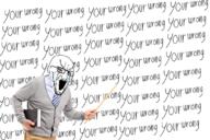 arm bloodshot_eyes book clothes crying glasses hand holding_book holding_object large_eyebrows necktie open_mouth soyjak stubble teacher text variant:soyak // 1107x739 // 469.4KB