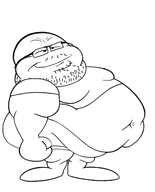 animated bald chubby clothes ext=gif fat full_body gassy glasses obese smile stubble teeth teeth_showing variant:fattysden white_background // 928x1152 // 249.5KB