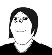 closed_mouth clothes hair smile soyjak subvariant:gapejak_female variant:gapejak // 940x992 // 47.9KB