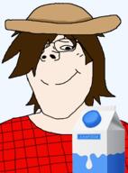 blush female genderbend glasses hair milk sloptranWNBAG_(namefag) straw_hat subvariant:gapejak_female transparent_background variant:gapejak white_skin // 870x1174 // 138.3KB