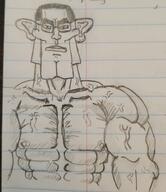 abs buff ear irl jawline large_ear looksmax muscles muscular_chud muscular_male pencil_drawing subvariant:perceptive_chud variant:chudjak vein // 2386x2760 // 1.1MB