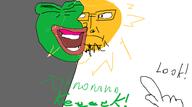 kek meta:tagme nusoi pepe pointing sun text variant:soyak // 758x424 // 76.5KB