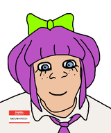 blue_eyes megarapist24 mymy_(ongezellig) name_tag ongezellig purple_hair ribbon series:nonexistant_namefags variant:feraljak // 1000x1200 // 68.6KB