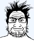 angry closed_mouth distorted glasses hair soyjak stubble subvariant:dr_soystein template transparent_background variant:markiplier_soyjak // 463x617 // 29.4KB
