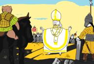 classical_art_parody column cross david_star horse horseback_riding hun leo_first mutt pope roman spear subvariant:impish_amerimutt swastika sword tranny variant:chudjak variant:cobson variant:gapejak variant:markiplier_soyjak variant:soyak // 2370x1599 // 158.2KB