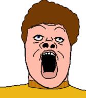 blue_eyes brown_hair camp_camp clothes looking_up neil_(camp_camp) open_mouth variant:a24_slowburn_soyjak // 454x520 // 21.7KB