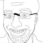 ear game_dude glasses looking_to_the_left meta:low_resolution open_mouth soyjak stubble variant:gamejak white_background // 418x394 // 24.8KB